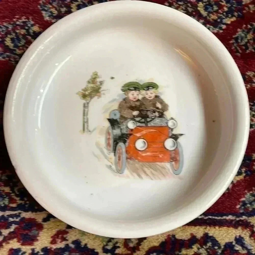 Adorable, handpainted bowl made in Germany.